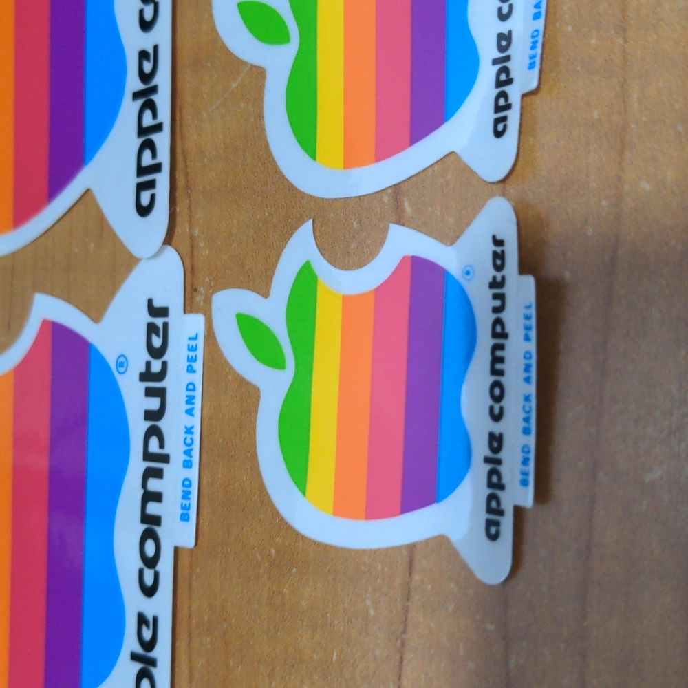 Vintage Apple Computer Stickers - Picture 4 of 7